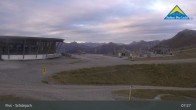 Archived image Webcam Fiss: Schönjochbahn lift 06:00