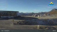 Archived image Webcam Fiss: Schönjochbahn lift 08:00