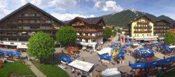 Archiv Foto Webcam Dorfplatz, Seefeld in Tirol 15:00