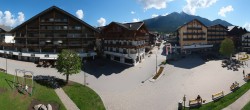 Archiv Foto Webcam Dorfplatz, Seefeld in Tirol 09:00