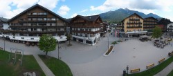 Archiv Foto Webcam Dorfplatz, Seefeld in Tirol 11:00