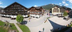 Archiv Foto Webcam Dorfplatz, Seefeld in Tirol 15:00