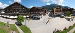 Archiv Foto Webcam Dorfplatz, Seefeld in Tirol 11:00