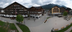 Archiv Foto Webcam Dorfplatz, Seefeld in Tirol 09:00