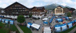 Archiv Foto Webcam Dorfplatz, Seefeld in Tirol 15:00