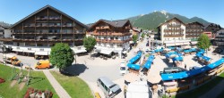 Archiv Foto Webcam Dorfplatz, Seefeld in Tirol 15:00
