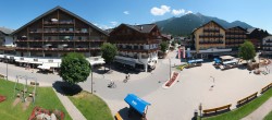 Archiv Foto Webcam Dorfplatz, Seefeld in Tirol 11:00
