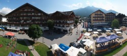 Archiv Foto Webcam Dorfplatz, Seefeld in Tirol 09:00