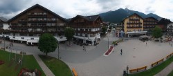 Archiv Foto Webcam Dorfplatz, Seefeld in Tirol 09:00