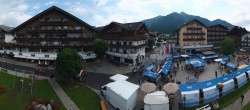 Archiv Foto Webcam Dorfplatz, Seefeld in Tirol 09:00