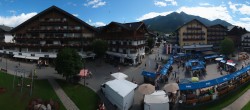Archiv Foto Webcam Dorfplatz, Seefeld in Tirol 09:00