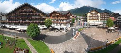 Archiv Foto Webcam Dorfplatz, Seefeld in Tirol 15:00