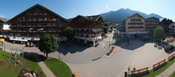 Archiv Foto Webcam Dorfplatz, Seefeld in Tirol 09:00