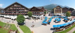 Archiv Foto Webcam Dorfplatz, Seefeld in Tirol 13:00