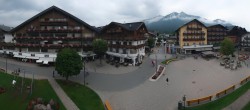 Archiv Foto Webcam Dorfplatz, Seefeld in Tirol 09:00