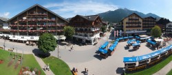 Archiv Foto Webcam Dorfplatz, Seefeld in Tirol 11:00