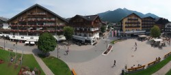 Archiv Foto Webcam Dorfplatz, Seefeld in Tirol 11:00