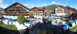 Archiv Foto Webcam Dorfplatz, Seefeld in Tirol 15:00