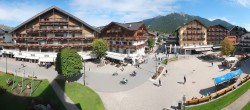 Archiv Foto Webcam Dorfplatz, Seefeld in Tirol 13:00