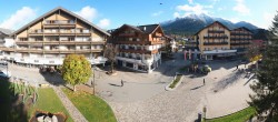Archiv Foto Webcam Dorfplatz, Seefeld in Tirol 09:00