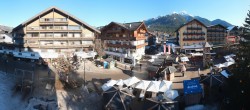 Archiv Foto Webcam Dorfplatz, Seefeld in Tirol 11:00
