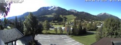 Archived image Webcam Hotel Wildanger - Zöblen 09:00