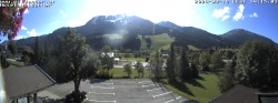 Archived image Webcam Hotel Wildanger - Zöblen 13:00