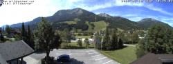 Archived image Webcam Hotel Wildanger - Zöblen 09:00