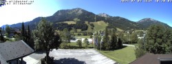 Archiv Foto Webcam Hotel Wildanger - Zöblen 09:00