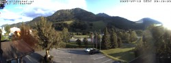 Archiv Foto Webcam Hotel Wildanger - Zöblen 19:00