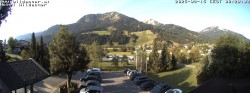 Archiv Foto Webcam Hotel Wildanger - Zöblen 07:00