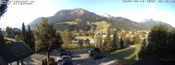 Archived image Webcam Hotel Wildanger - Zöblen 07:00