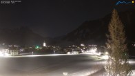 Archiv Foto Webcam Blick ins Tannheimer Tal 23:00