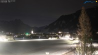 Archiv Foto Webcam Blick ins Tannheimer Tal 23:00