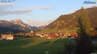 Archiv Foto Webcam Blick ins Tannheimer Tal 19:00