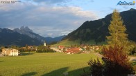 Archiv Foto Webcam Blick ins Tannheimer Tal 19:00
