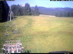 Archiv Foto Webcam Schattwald: Talstation Sesselbahn Wannejochbahn 07:00