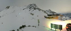 Archived image Webcam Top station Reckmoos lift 23:00