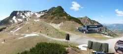 Archived image Webcam Top station Reckmoos lift 13:00