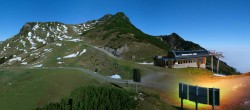 Archiv Foto Webcam Bergstation des Reckmoos-Sessellifts 23:00