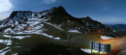 Archiv Foto Webcam Bergstation des Reckmoos-Sessellifts 21:00