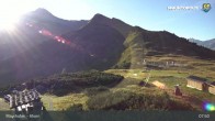 Archiv Foto Webcam Mayrhofen - Bergstation auf dem Ahorn 07:00