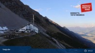 Archiv Foto Webcam Innsbrucker Nordkettenbahnen, Bergstation Seegrube 18:00