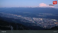 Archiv Foto Webcam Innsbrucker Nordkettenbahnen, Bergstation Seegrube 20:00