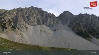 Archiv Foto Webcam Innsbrucker Nordkettenbahnen, Bergstation Seegrube 07:00