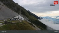 Archiv Foto Webcam Innsbrucker Nordkettenbahnen, Bergstation Seegrube 08:00