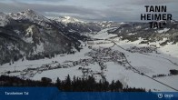 Archiv Foto Webcam Tannheim: Mittelstation Neunerköpfle 08:00