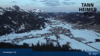 Archiv Foto Webcam Tannheim: Mittelstation Neunerköpfle 06:00