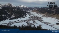 Archiv Foto Webcam Tannheim: Mittelstation Neunerköpfle 07:00