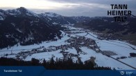 Archiv Foto Webcam Tannheim: Mittelstation Neunerköpfle 18:00